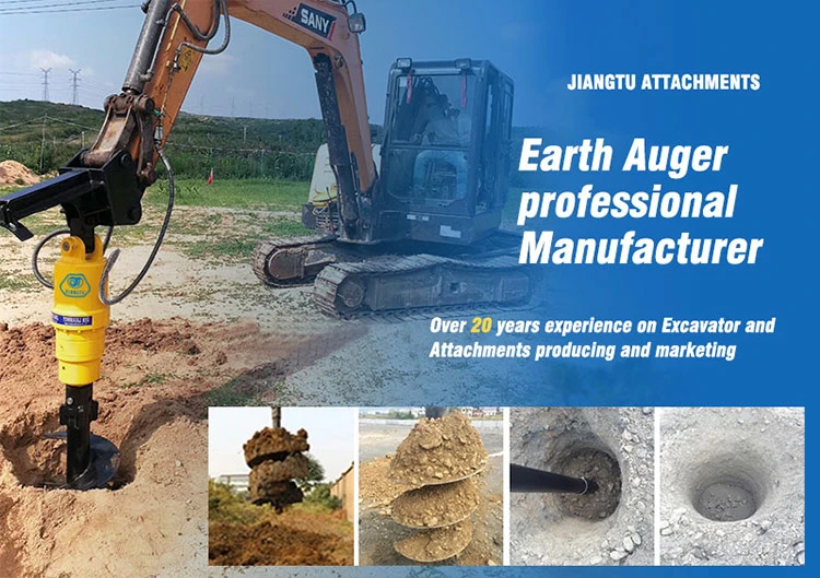 Excavator Earth Drill Auger Ground Drill Bit Auger Drill Bit