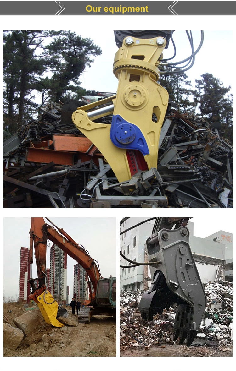 Excavator Mounted Hydraulic Demolition Excavator Shears for Sale