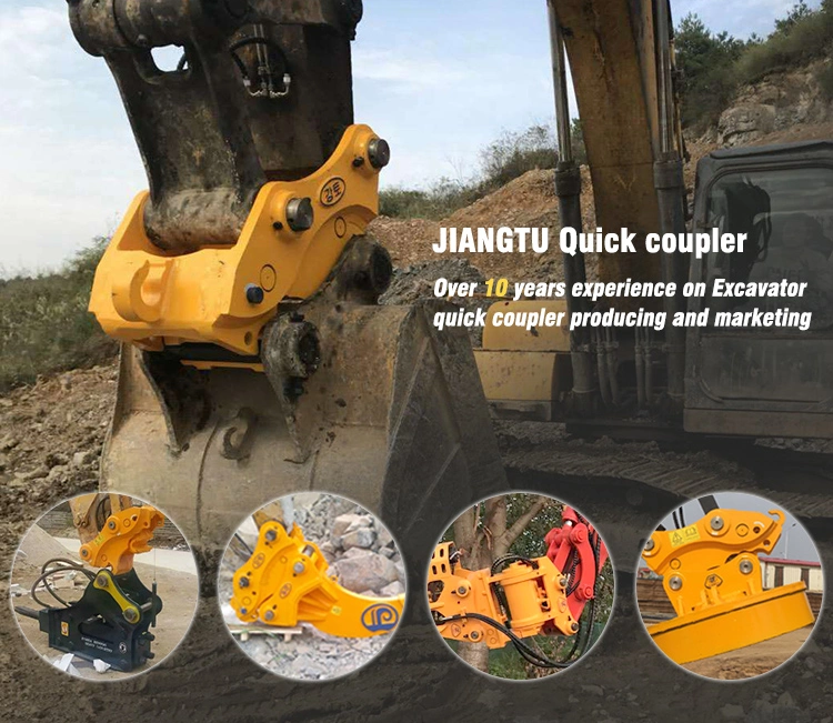 Chinese Factory Price Auto Double Locking Hydraulic Tilt Quick Hitch Coupler for 20 Ton Excavator