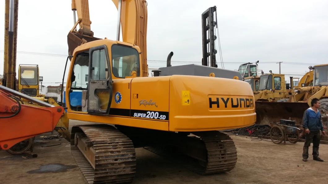 Used Hyundai 200-5D Excavator, Secondhand Excavator Hyundai 200 for Sale