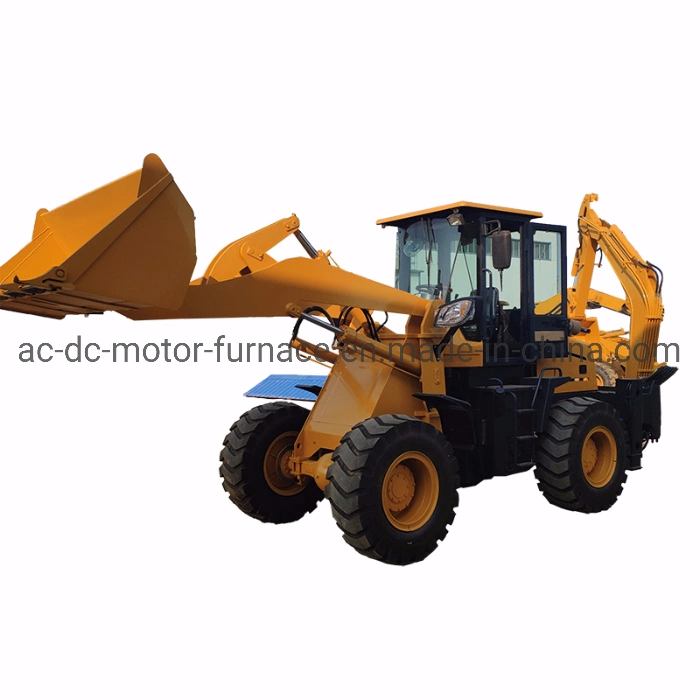 Hydraulic Crawler Digging Machine Excavator Loader 6 Tons Wheel Excavator