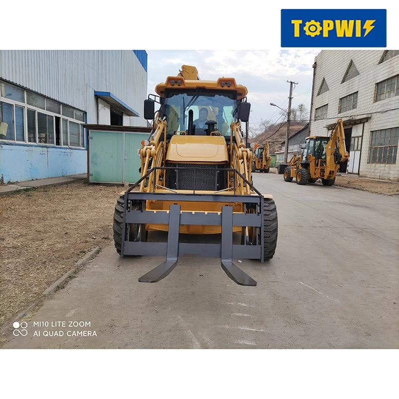 Chinese Cheap Price Customized Jcb 3cx 3dx 1cx 4cx 4X4 4WD Compact Small Mini Tractor Excavator Loader Backhoe Loader with Attachment CE for Sale