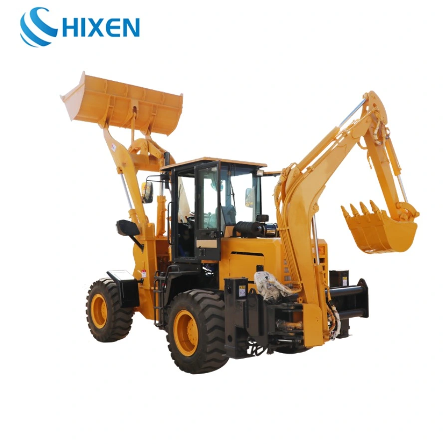 Hixen Official Excavator Loader Backhoe Wz30-25 Small Wheel Loader with Ce