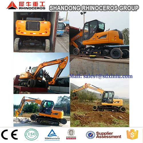 Rhinoceros Wheel Crawler Excavator, Construction Machine Excavator, Excavator Factory