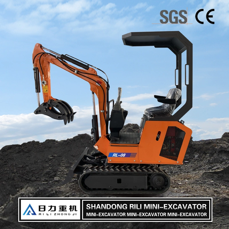 Mini Hydraulic Crawler Excavator Price 0.8ton Crawler Mini Wheel Excavator