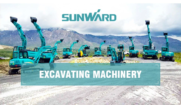 Sunward Swe18UF Miniature Excavator Small Excavation Equipment with Low Price