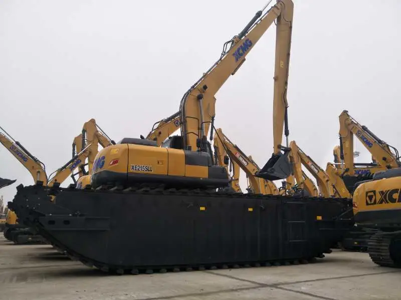 XCMG Official 21 Ton China Made Amphibian Floating Excavator Xe215s