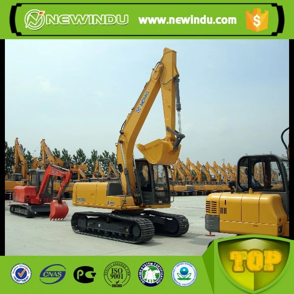 Xuzhou Factory China Top Brand 15 Ton Mini Hydraulic Excavator Xe150d with Quick Attach and Hammer