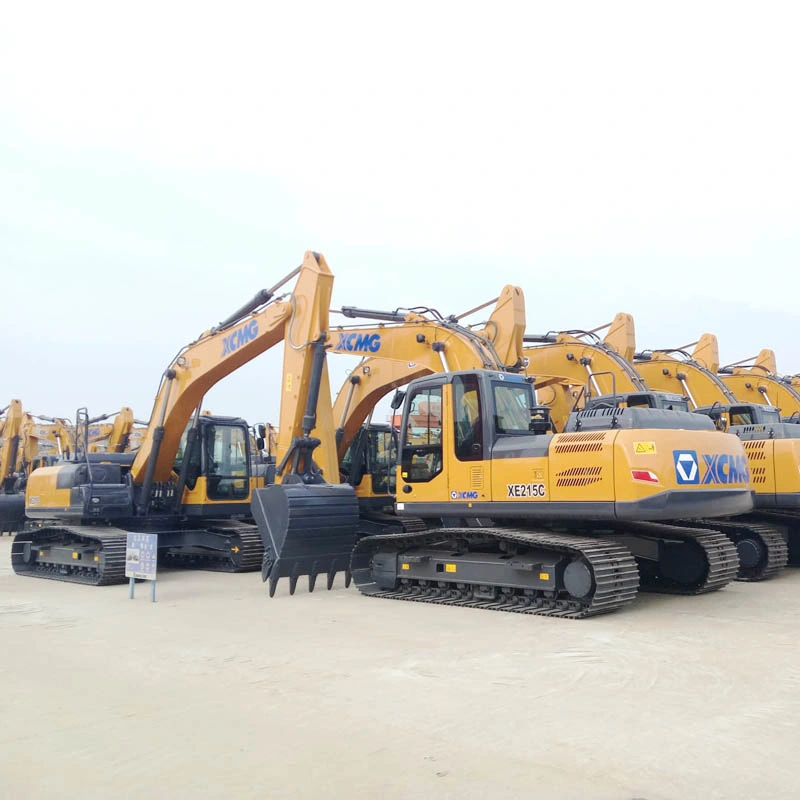 China Top Brand New 1cbm Bucket Excavator Xe215c Wheeled Excavator