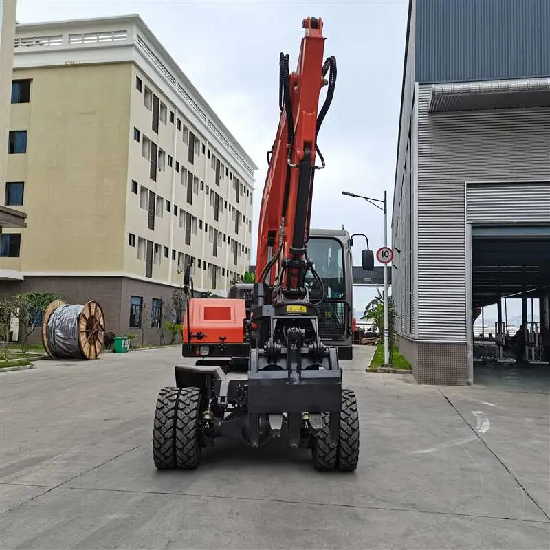 Grapple Wheeled Excavator Rubber Duck 7ton for Sale