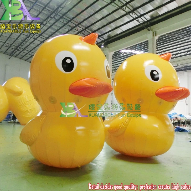 Inflatable Promotion Yellow Duck for Pool Floating, Inflatable Duck Balloon Inflatable Rubber Ducks Toys for Show