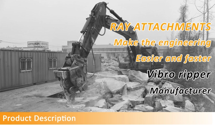 New Hydraulic Vibrate Ripper for 50 Ton Excavator