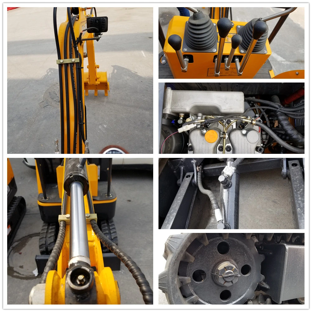 Excavator Attachments Hydraulic Wood Grapple Excavator Grapple with Rotator