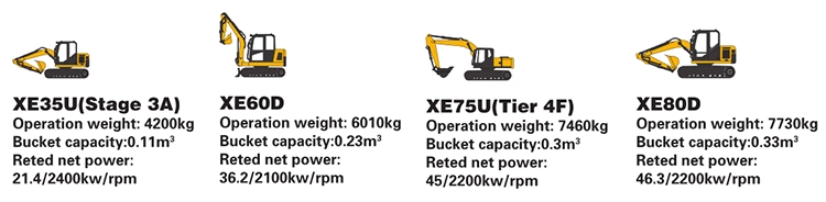1.5ton-700ton Hydraulic Excavator/ Crawler Excavator/ Wheel Excavator/ Mining Excavator/ Mini Digger Excavator