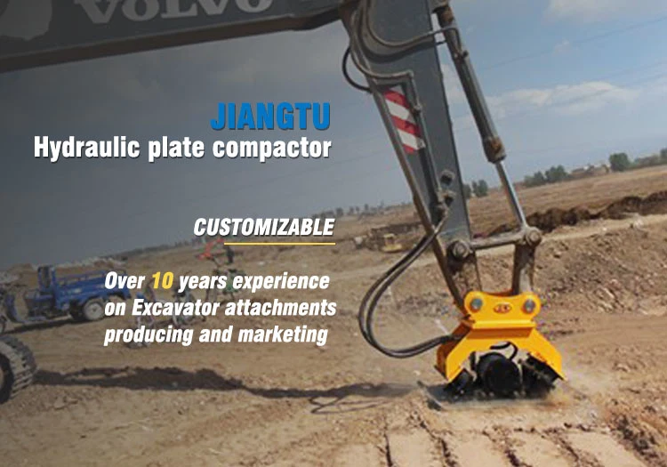 Excavator Mounted Hydraulic Vibrator Compactor Soil Plate Compactor