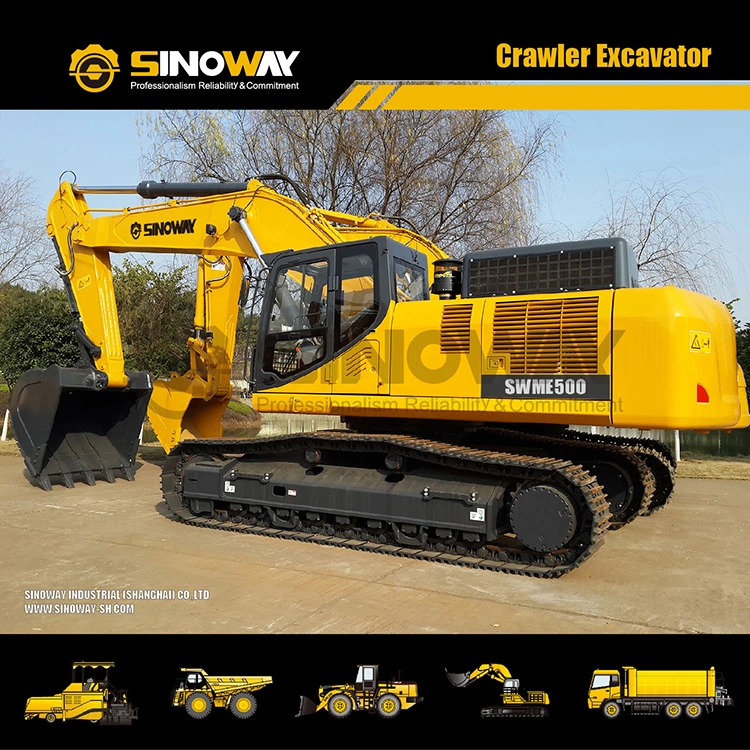 Large Mining Excavators & Shovels 50 Ton Tracked Excavator for Sale