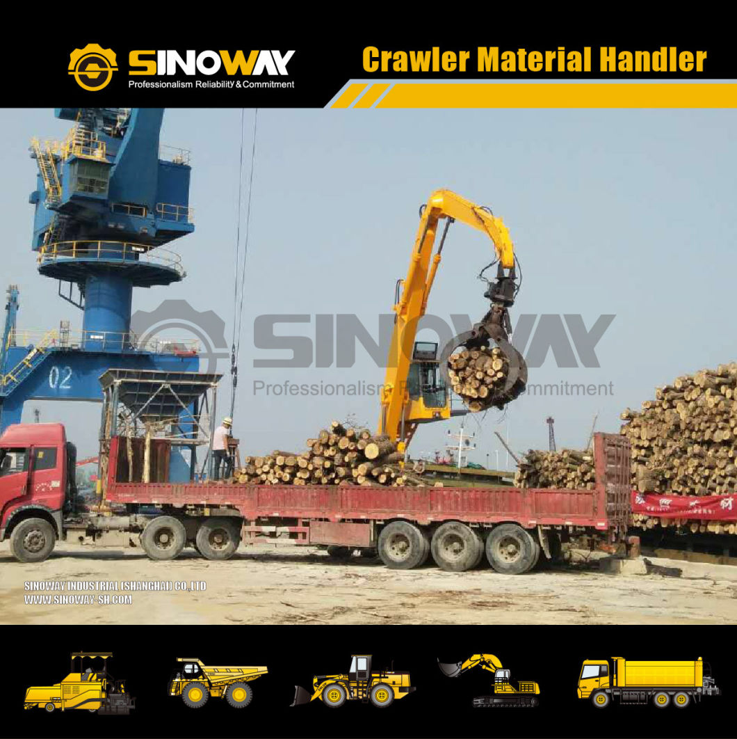 Material Handling Equipment for Steel Plant 50 Ton Grab Excavator