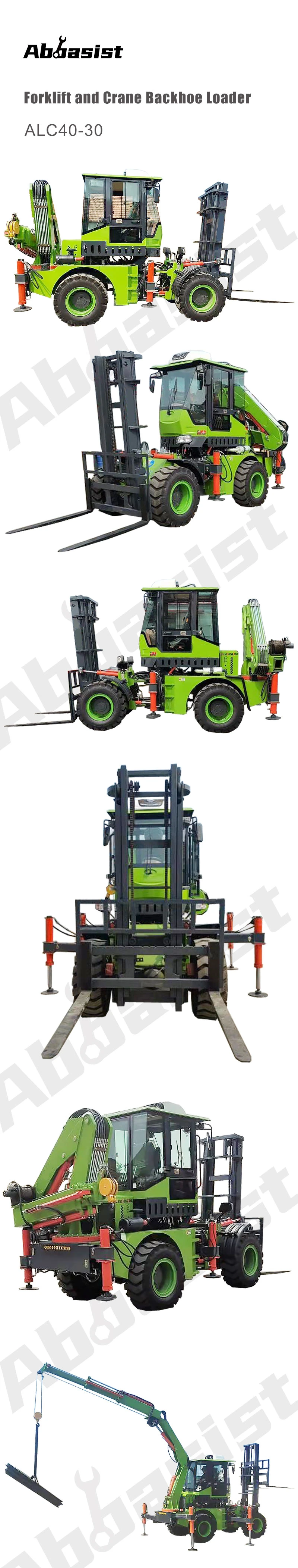 ALC40-30 excavator wheel loader for digging work