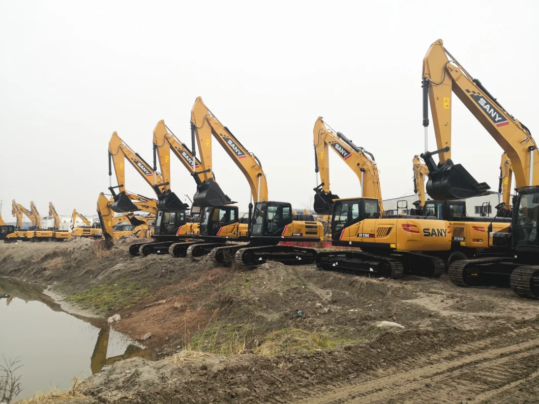 Earthmoving Machinery High Efficiency Crawler Crane Excavator Sy245 with Strong Structure