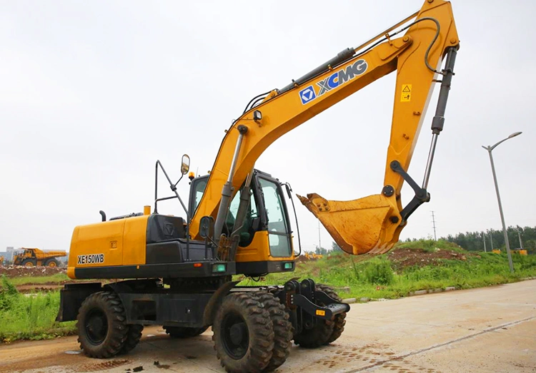 XCMG Official Xe150wb 15ton RC China Wheel Excavator