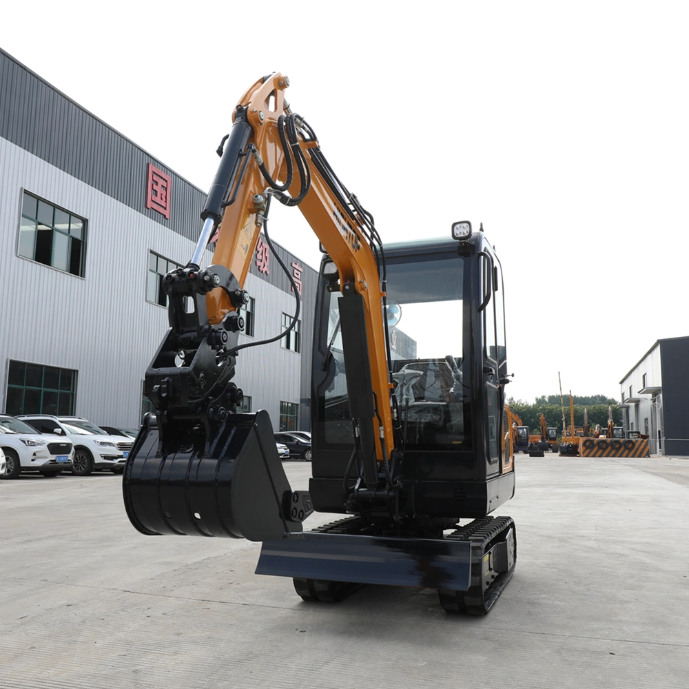 Caterpillar Machinery Miniature Backhoe Excavadora 1.8 T Excavation Machine/Mini Excavator/Mini Digger with Closed Cabin