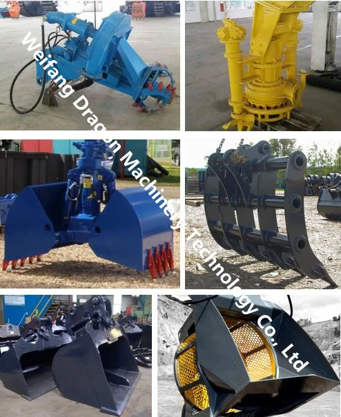 Strong Power Mini Amphibious Excavator for Sale with Excavator Seat