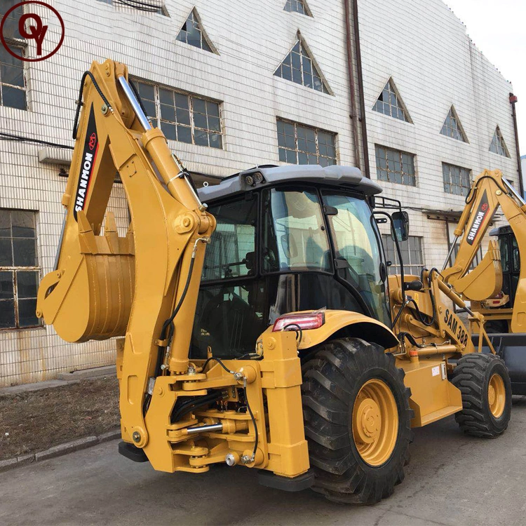Construction Machine Ce Approved Excavator Loader Sam388 4WD Backhoe Loader Price