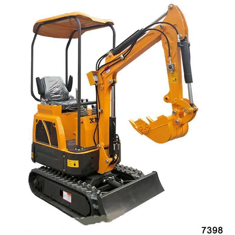 1000kg Mini Excavator Xn12 Rhinoceros Mini Crawler Excavator 1.2 Ton Mini Digger