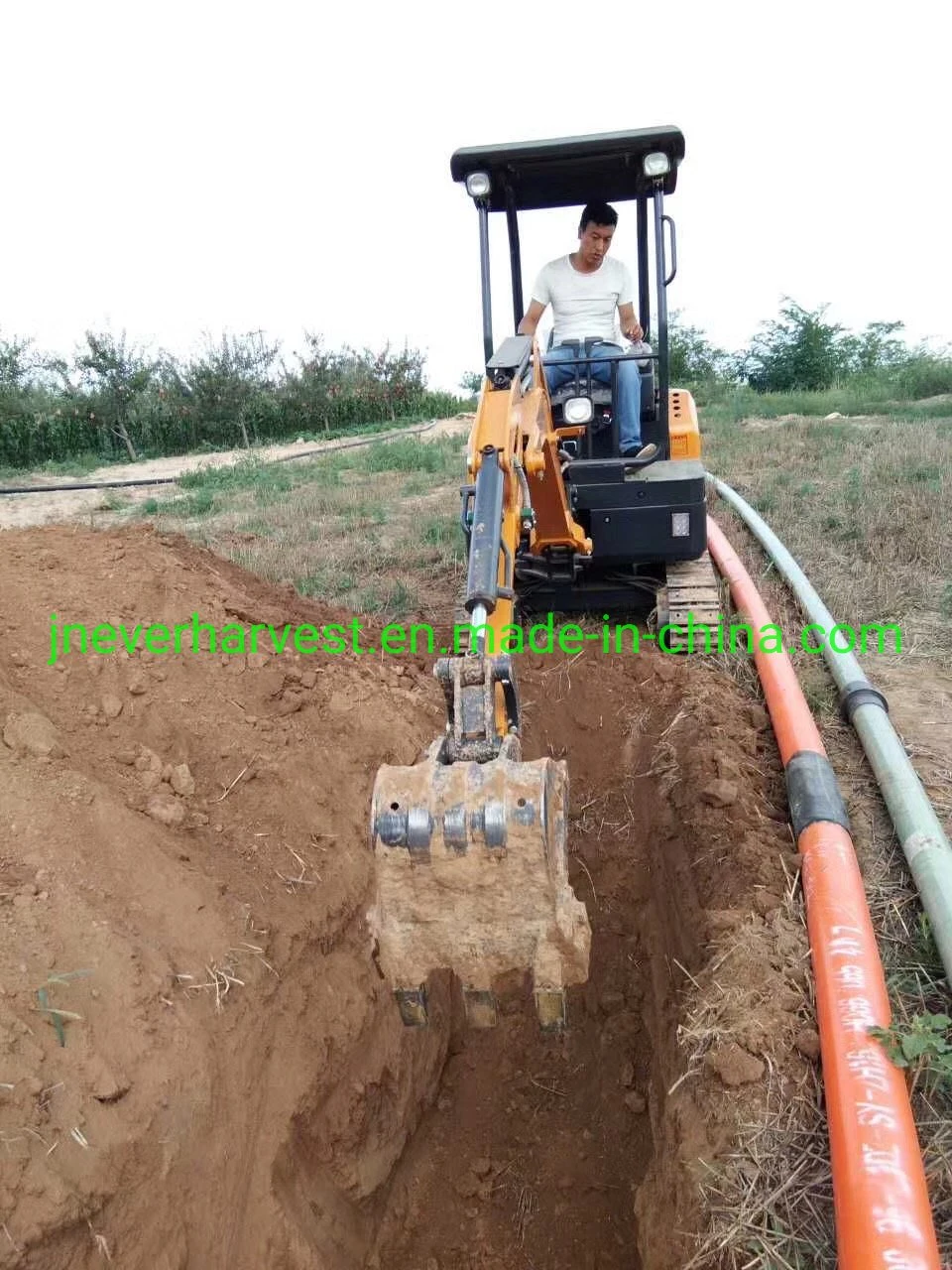 0.8-2.0ton hydraulic Rubber Crawler Excavator Micro Excavator Digger