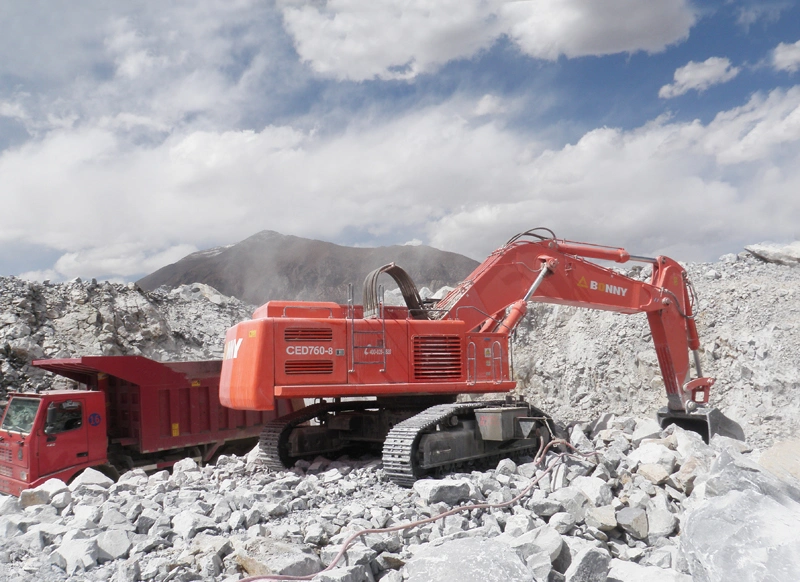 Bonny Ced760-8 76ton Electric Mining Large Crawler Hydraulic Excavator