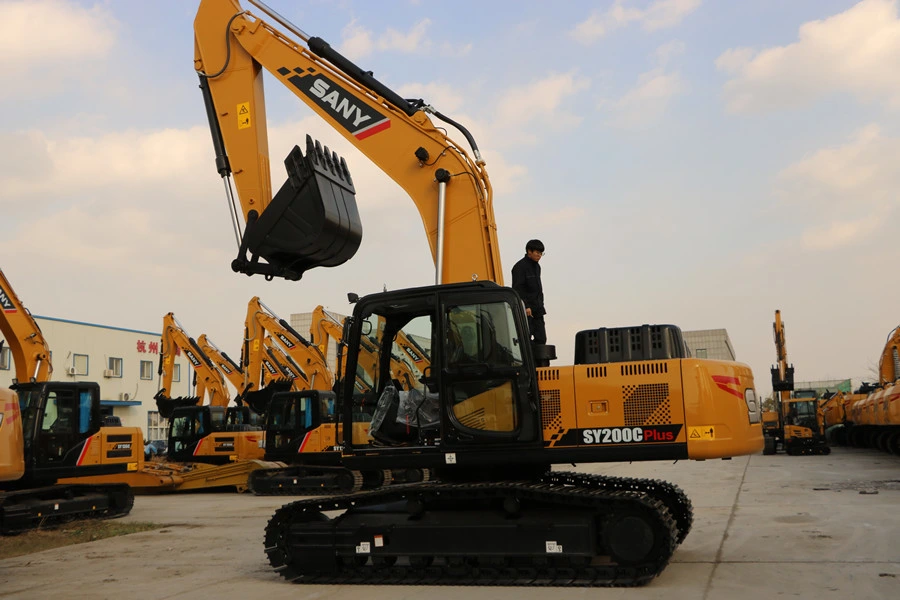 Earthmoving Machinery Crawler Crane Excavator Sy200 with Strong Structure