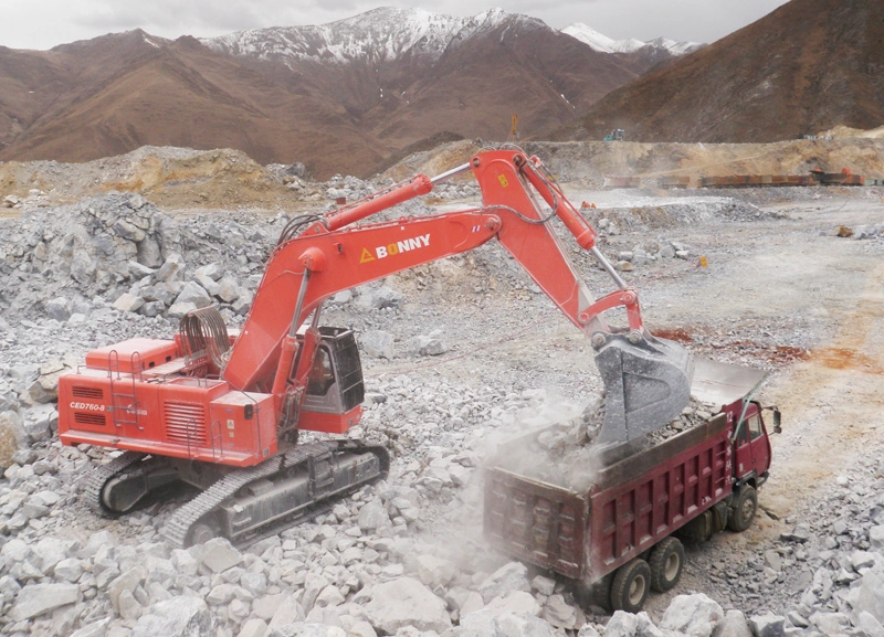 Bonny Ced760-8 76ton Electric Mining Large Crawler Hydraulic Excavator