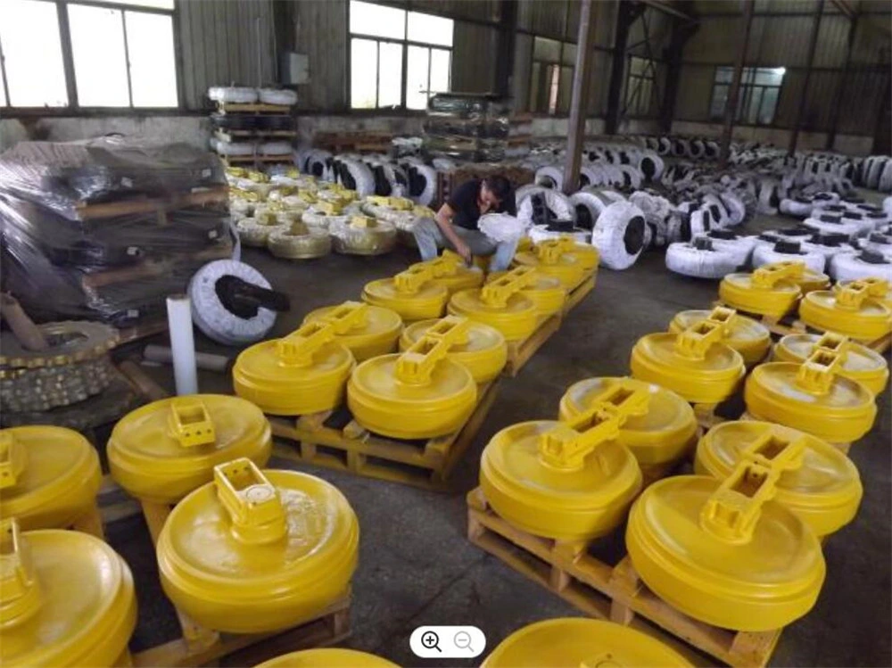 Crawler Excavator Undercarriage Parts Idler Wheel Assembly Front Idler