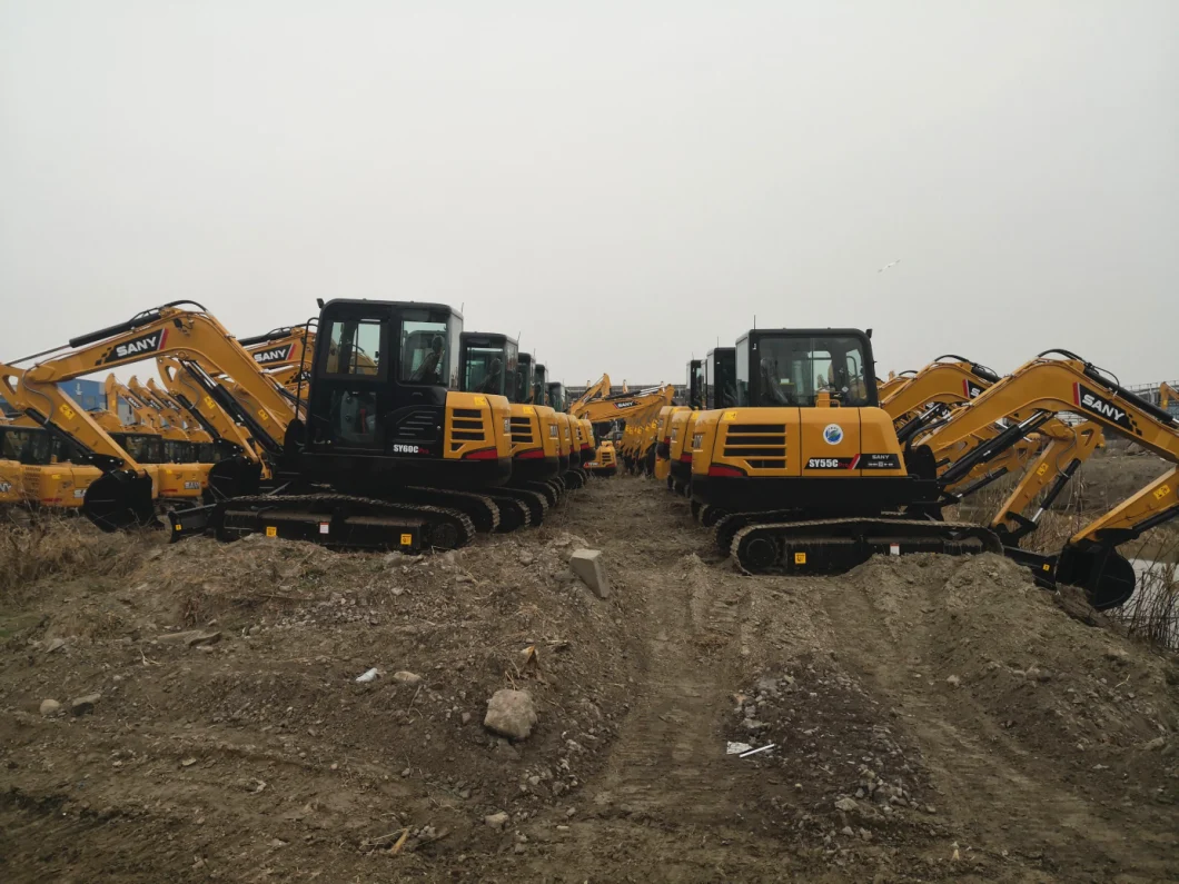 Good Working Condition Hydraulic Crawler Excavator Chain Excavator Track Excavator Sy200c in Second Hand