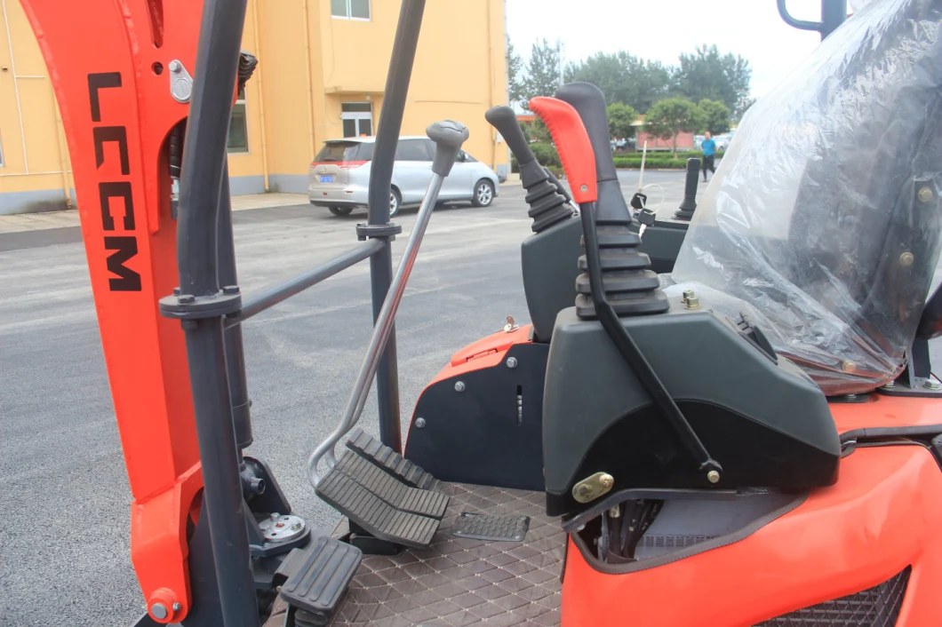 Construction Machinery Wheeled Diggers Mini Wheel Excavator with 1.7ton