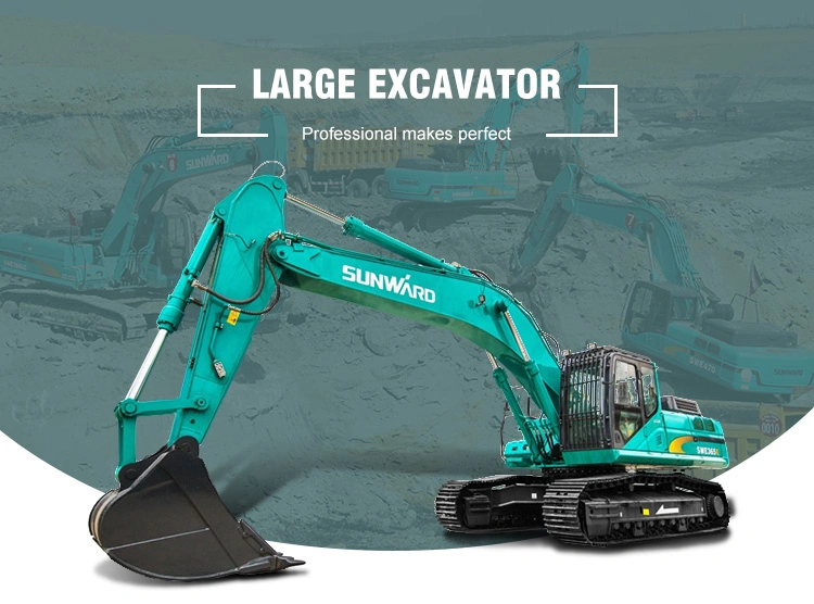 Sunward Swe470 Long Reach Excavator 50 Tons Large Excavator