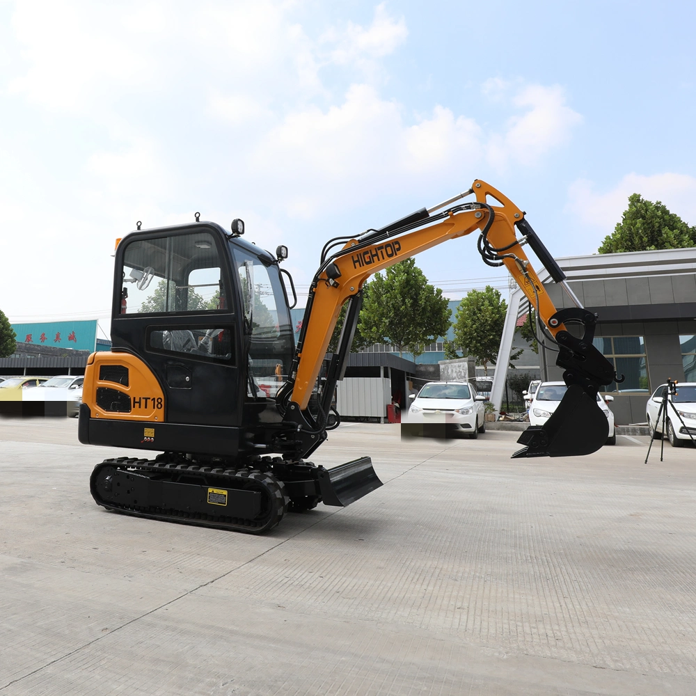 Caterpillar Machinery Miniature Backhoe Excavadora 1.8 T Excavation Machine/Mini Excavator/Mini Digger with Closed Cabin