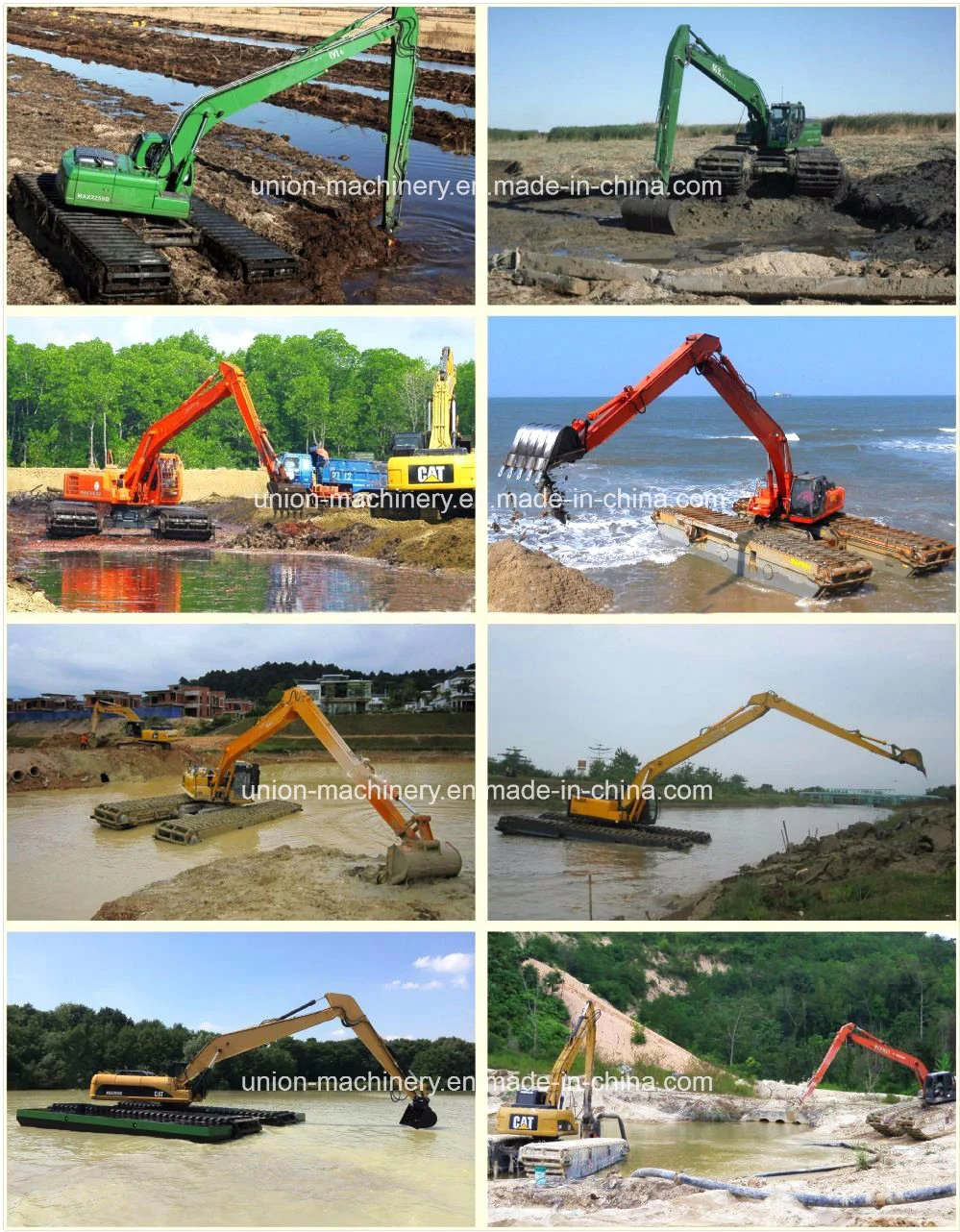 Amphibious Undercarriage for Kebelco Floating Excavator Dredging Excavator