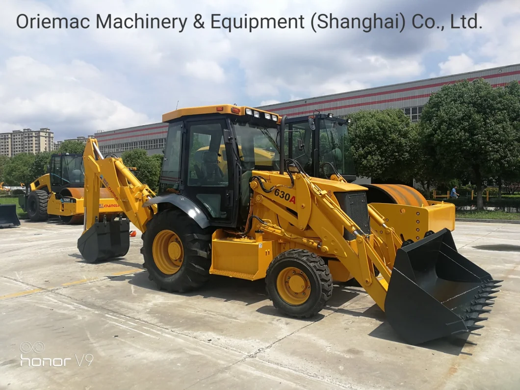 Changlin Excavator Loader Backhoe 1m3 630A Small Garden Tractor with Front-End Loader