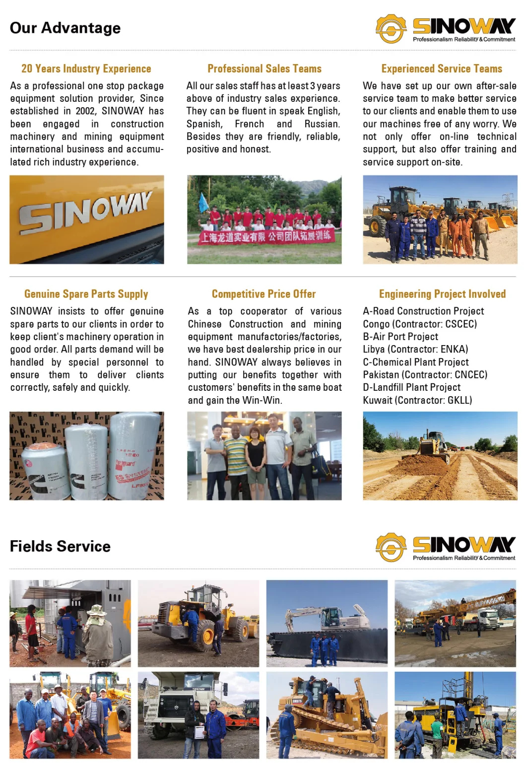 50 Ton Excavator Material Handling Sinoway Grab Excavator on Sale
