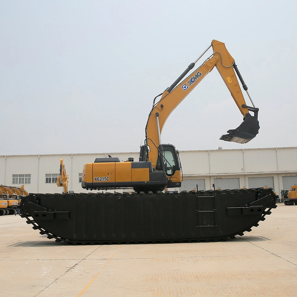 XCMG Xe215s 21 Ton Floating Excavator Machine Amphibious Excavator for Sale