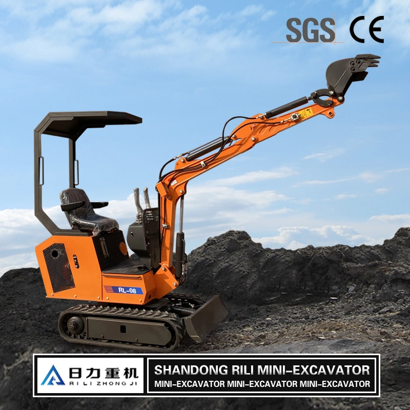 Mini Hydraulic Crawler Excavator Price 0.8ton Crawler Mini Wheel Excavator