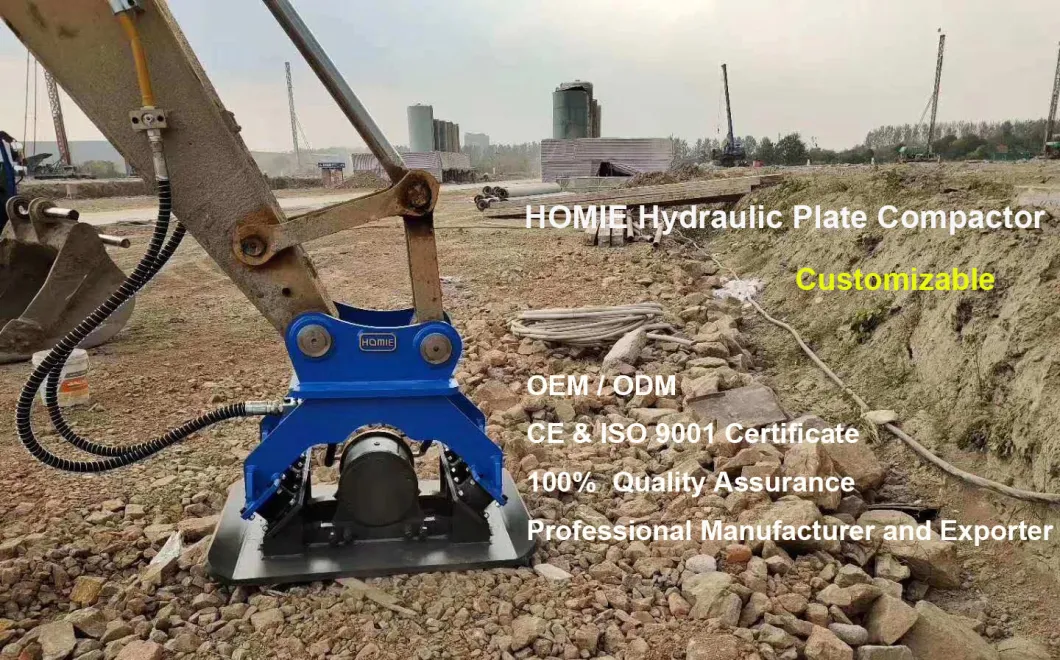 Excavator Hydraculic Plate Vibratory Compactor Price for 20t Excavator