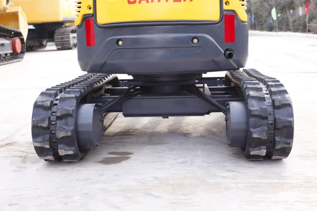 CT16-9bp with Canopy&Retractable Chassis& Rubber Tracks Mini Excavator