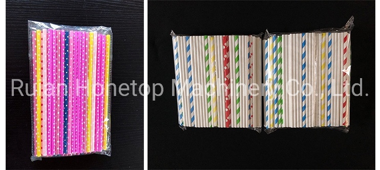 Bulk Plastic Paper Straw Packing Machine for Drinks