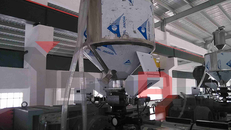 Double Beam Ss Spunbonded Nonwoven Fabric Extruder Extrusion Machine