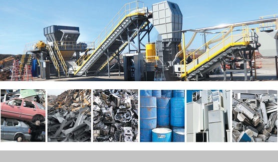 Guangzhou Scrap Metal Recycling Plant/Recycling Machine