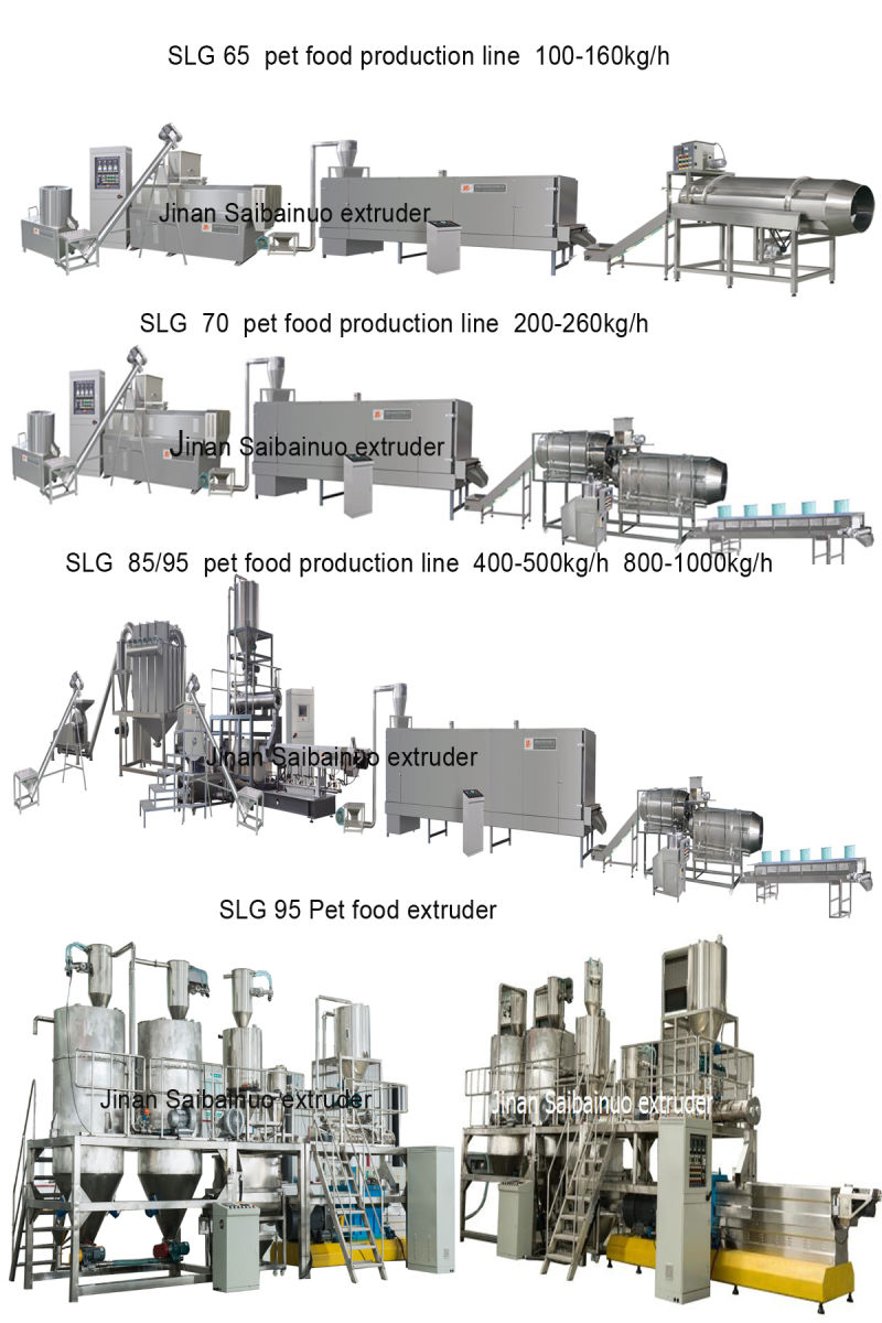High Output Dry Dog Food Production Machinery Extruder