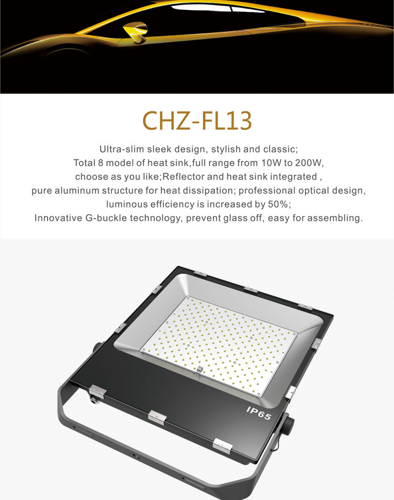 150W LED Flood Lighting with High Lumen Efficiency for Warehouse