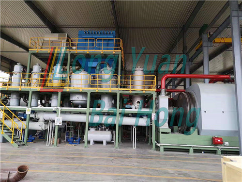 Tire Plastic Recycling Pyrolysis Oil Distillation Project Machine